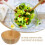 Large Serving Bowls Bamboo Serving Bowl Wood 1Pcs 5