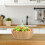 Large Serving Bowls Bamboo Serving Bowl Wood 1Pcs 7