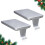Black Heavy Duty Iron Stocking Holders Set of 4 1