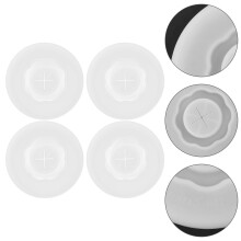 Couvercles ronds en silicone réutilisables pour boissons (lot de 4)