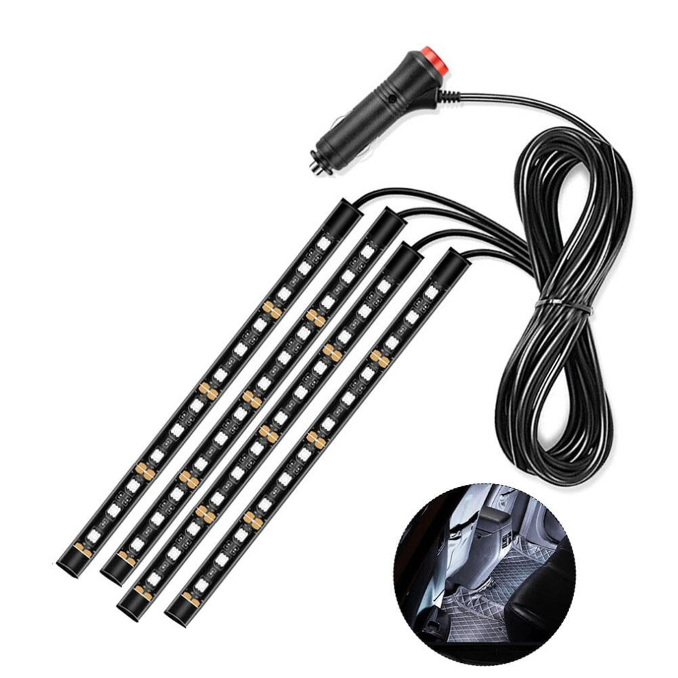 Car Interior Ambient Foot Strip Kit Back Auto Decorative Atmosphere Neon Lamp Vehicle Accessories Light 9071309021141
