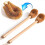 Toalettborste Kokosfiber med Trähandtag 2-pack 1