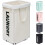 Wasmand op wielen, wit, 75 liter 1