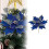 Kerststerornament van glitterstof, 33 cm 1
