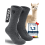 Alpackaullstrumpor Unisex Tjocka Termosockor Vinter 1