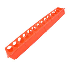 Red plastic bird feeder lightweight washable outdoor indoor