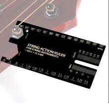 String Action Ruler Fret Leveling Guide String Height Maintenance Fretboard Leveling Ruler for Players Luthiers Bass Enthusiasts chic