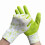 Luvas finas estampadas com palmas emborrachadas (4 pares) 2