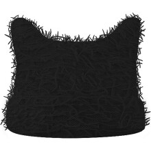 Beanie cluas cat stíl grunge clúmhach do mhná 1 phíosa