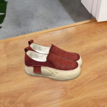 Baskets compensées pour femmes, chaussures décontractées printemps-été, style streetwear, semelle en caoutchouc, bout rond, respirantes,