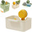 Kitchen Sink Drain Basket with Suction Cup, Press Bottom Open, Filter Waste 1