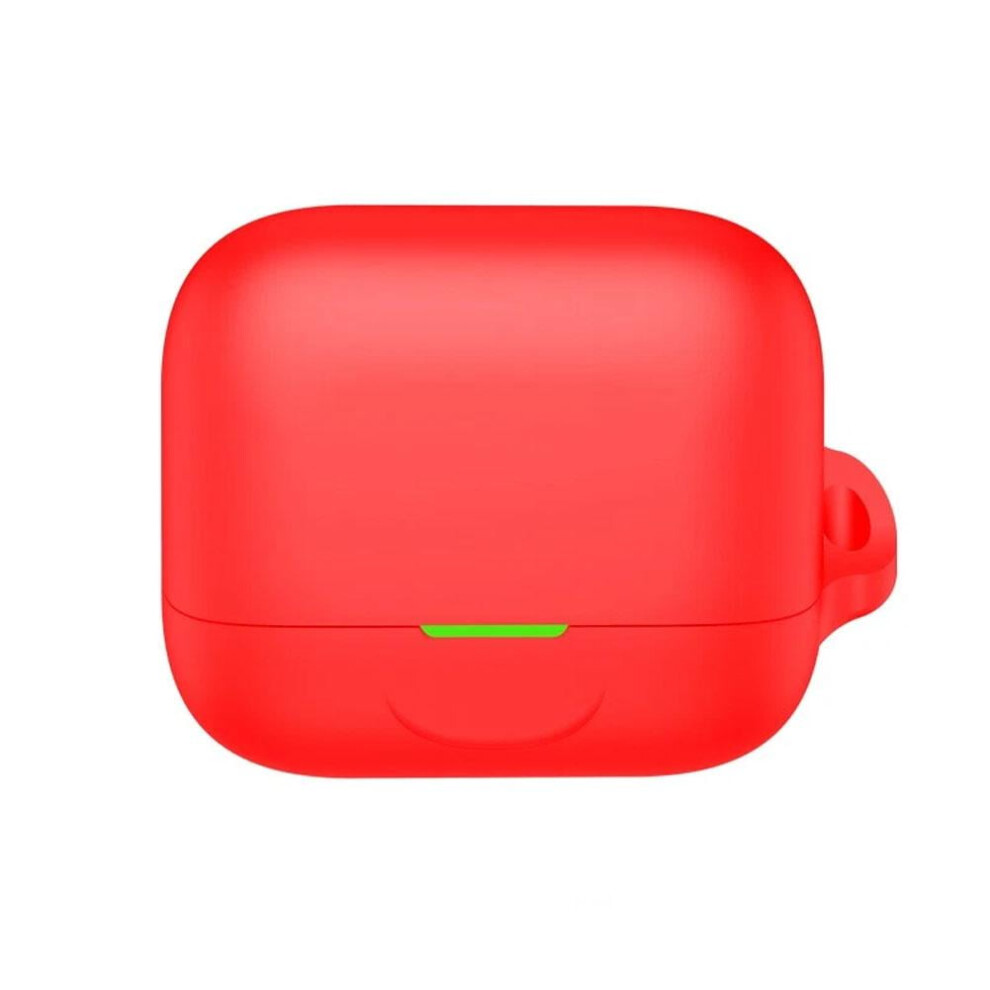 Generic Case For Earfun Pro 4, Wireless Earbuds Silicone Protective Case, Shockproof Shell Cover With Carabiner Clip Black/White/Red 9425574113733
