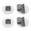 2-Pack Grey Plastic Playpen Extension Kit with Adapter Pieces, Tool-Free Installation 1