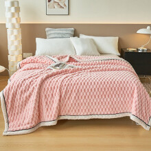 Couverture en flanelle polaire extra épaisse, 203 x 152 cm, couverture double couche chaude et confortable pour lit/canapé, lavable, idéale pour