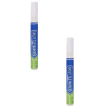 2pcs Tile Beauty Styling Pens, Waterproof Grout Colorant & Sealer Pens – Narrow 2mm, Multiple Colors (White), Compatible with Tile