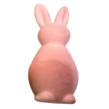 Décoration de bureau en forme de lapin de Pâques 2026 - Figurine de lapin pour la maison, le bureau et les fêtes de printemps - Plusieurs couleurs
