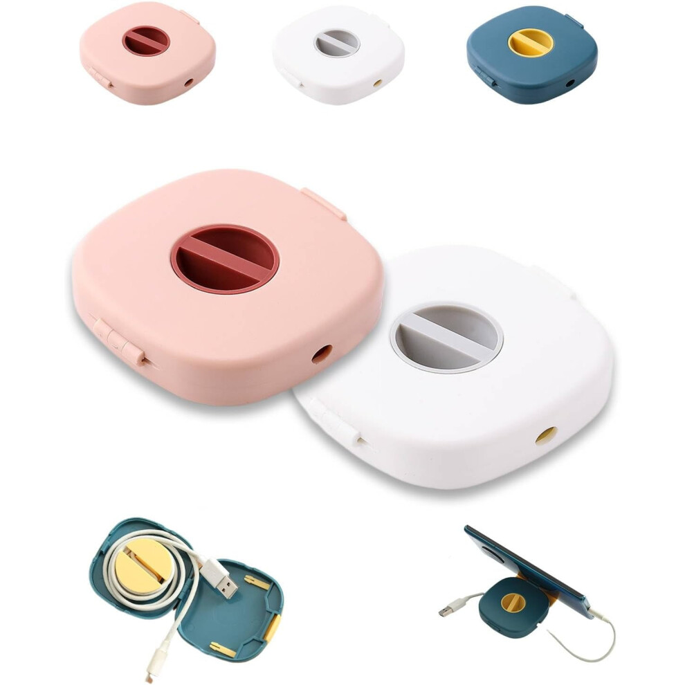 2026 New 2-In-1 Cable Winder & Phone Stand Â Durable Organizer & Charging Stand For Earphones, Charging/Usb Cables (Set 1) 9083649300015