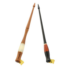Porte-plume oblique en bois pour calligraphie (2 pièces)
