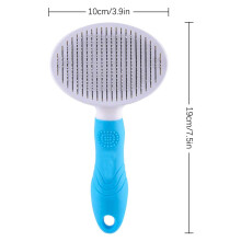 Self-Cleaning Pet Deshedding Brush - Push Button Retractable Grooming Comb for Dogs & Cats, Removes Loose Fur & Undercoat, Reduces Shedding
