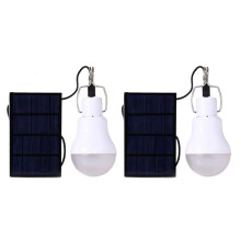 Solar Panel LED Bulb Portable Outdoor Lamp 15W