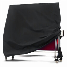 Waterproof Ping Pong Table Cover for Indoor and Outdoor Use, Black, 185 x 70 x 165 cm