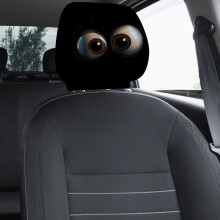 Universele, rekbare hoofdsteunhoes voor autostoelen, bedrukt.