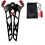 Portable folding bow stand with mesh bag and accessories 1