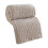 Polyester Waffle Jacquard Blanket Brown 100x150cm 2