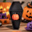 Coffin-Shaped Storage Box Gothic Halloween Theme 1 Piece 5