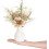 Kunstige silkeblomster i keramisk vase 33 cm 7