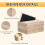 8 Frame Deep Bee Hive Box, Langstoth Deep Brood Bee Box for Beekeeper,Include Beehive Frames and Wax Foundations (unassembled)$$Animal Other 2
