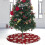 Weihnachtsbaumrock, gesteppt, Patchwork, Vintage, 122 cm (48 Zoll) 3