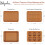 Curry Nonstick Bakeware Toaster Oven Set - 4 Piece Copper Brown 2