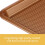 Curry Nonstick Bakeware Toaster Oven Set - 4 Piece Copper Brown 3