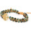 Boho Green Jasper Wrap -rannekoru, luonnonkivi 3