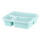 Verdeelde bentobox, magnetronbestendig, 3 compartimenten 2