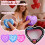 Zestaw 3 miękkich fidgetów Sparkle Hearts 2