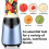 Μπλέντερ Smoothies Προσωπικό μέγεθος 300Watts με 18oz BPA - Φορητό μπουκάλι ταξιδιού (ανοιχτό 4