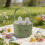 Easter Bunny Basket Decorative Egg Basket for Party Gift 2