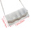 Γυναικεία τσάντα clutch φάκελος με στρας, βραδινή, επίσημη, με σχέδιο από στρας 5