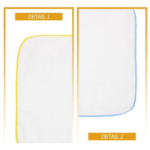 Cotton Towels Square Kerchiefs 9-Pack Soft Absorbent 1