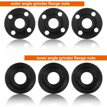 12pcs Angle Grinder Flange Nuts 5/8inch-11,with 2pcs Spanner, Angle Grinder Flange Replacement Angle Grinder Attachments