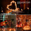 NestE LED fairy lights 7ft waterproof 12-pack orange 2