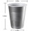 100x16oz sølv engangs plastikkrus 2