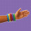 5-pack sensoriska silikonarmband 2