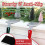 Black Heavy Duty Iron Stocking Holders Set of 4 4