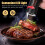 USB Rechargeable Electric Pepper Grinder, 6-Setting, LED Light, 110ml, One-Hand Operation – Compatible with Kitchen Essentials 6