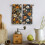 Boho blommiga kökshanddukar, set om 2, 40x61 cm, mörkgrön 2