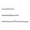 3Pcs Front and Rear Wiper Insert Rubber Inserts Set for Honda CR-V 2017-2022 3