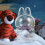 Clear Display Bag for Dolls Portable Protective Case with Hanging Chain 6